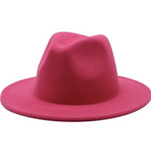 Load image into Gallery viewer, Solid Color Fedoras
